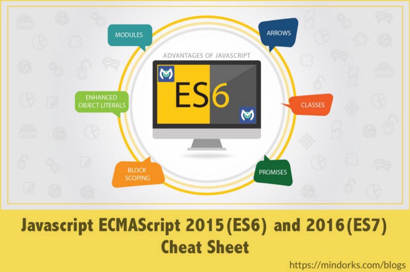 Javascript ECMAScript 2015 (ES6) and ECMAScript 2016 (ES7) Cheat Sheet