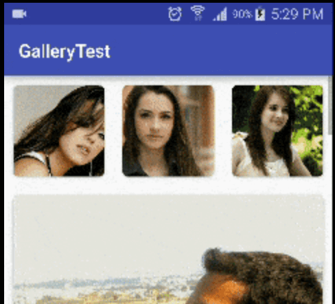 Android Advance Image Gallery Example